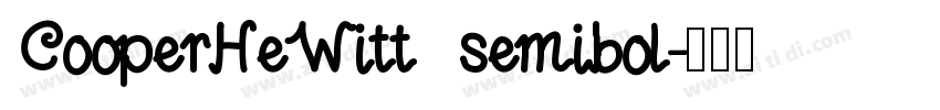 CooperHeWitt semibol字体转换